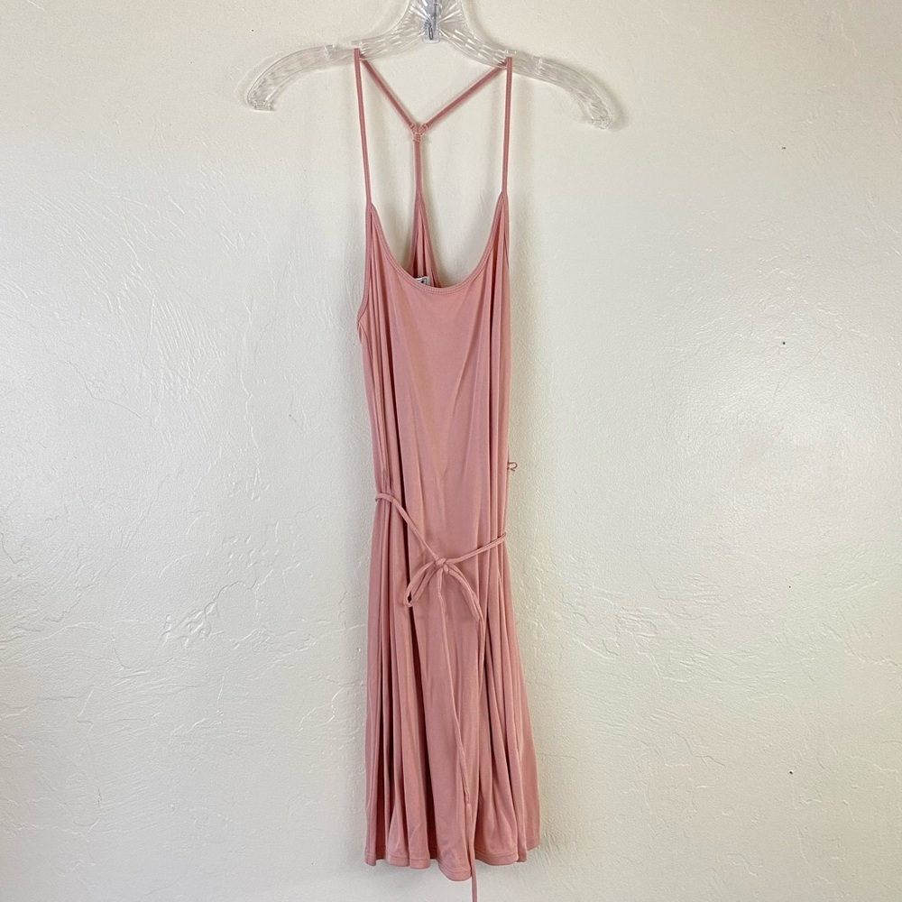 Abercrombie & Fitch Size Small Ribbed Jersey Knit Spaghetti Strap Swing Dress
